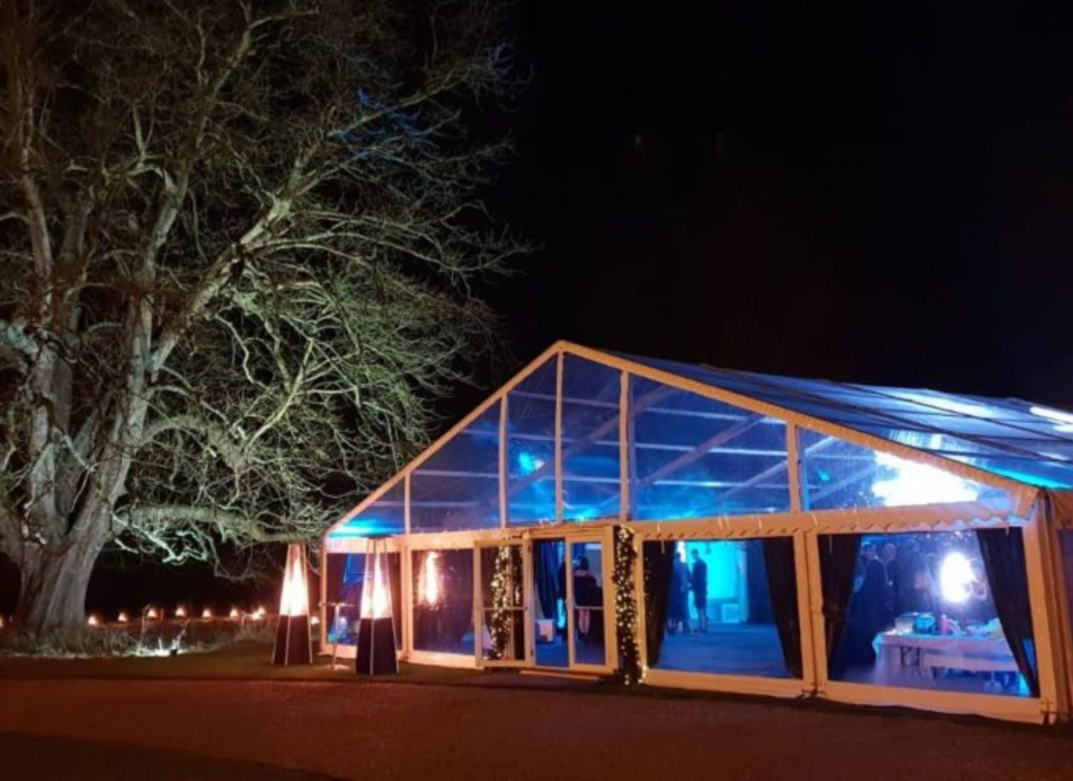 Full Clearspan Party Marquee